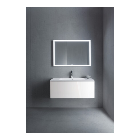 Duravit L-Cube Meuble sous lavabo 102x48,1 cm, blanc brillant, 1 tiroir, suspendu