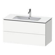 Duravit L-Cube Meuble sous lavabo 102x48,1 cm, blanc mat, 2 tiroirs, suspendu-1
