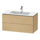 Duravit L-Cube Meuble sous lavabo 102x48,1 cm, blanc œuf, 2 tiroirs, suspendu-1