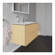 Duravit L-Cube Meuble sous lavabo 102x48,1 cm, blanc œuf, 2 tiroirs, suspendu-4