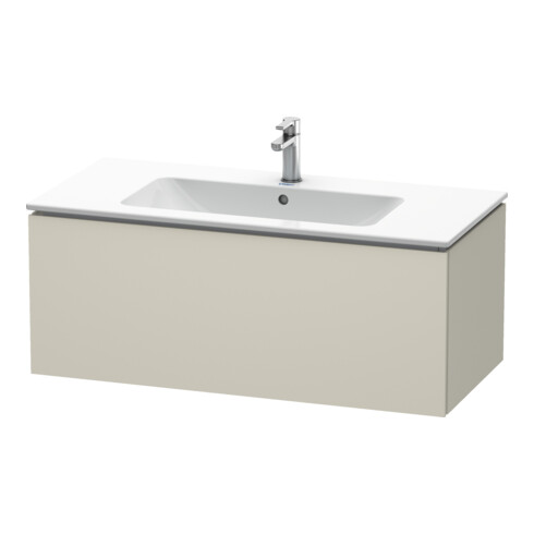 Duravit L-Cube Meuble sous-lavabo 102x48,1 cm, Tau mat, 1 tiroir, suspendu