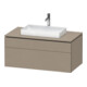 Duravit L-Cube Meuble sous lavabo 102x55 cm, beige, 1 tiroir, 1 coulissant, suspendu-1