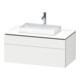Duravit L-Cube Meuble sous lavabo 102x55 cm, blanc mat, 1 tiroir, 1 coulissant, suspendu-1