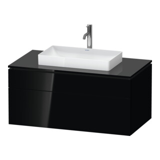Duravit L-Cube Meuble sous lavabo 102x55 cm, gris clair, 1 tiroir, 1 coulissant, suspendu