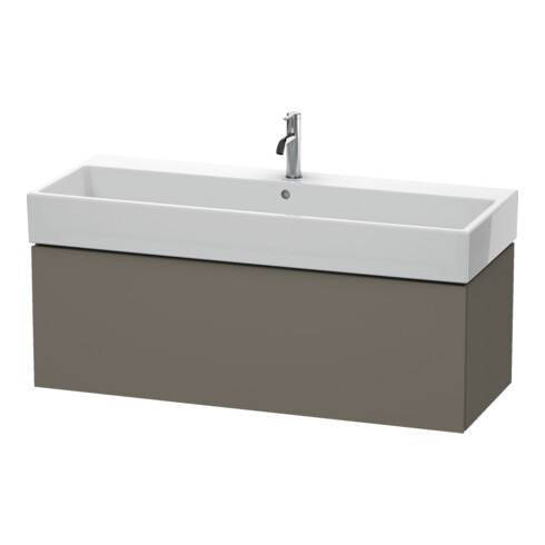 Duravit L-Cube meuble sous-lavabo 118,4 x 45,9 cm, 1 tiroir, suspendu, gris mat