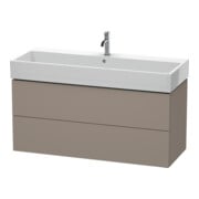 Duravit L-Cube Meuble sous lavabo 118,4 x 45,9 cm, 2 tiroirs, suspendu, bas mat-1