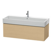Duravit L-Cube Meuble sous lavabo 118,4 x 45,9 cm, chêne naturel, 1 tiroir, suspendu