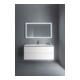Duravit L-Cube Meuble sous lavabo 122x48,1 cm, blanc brillant, 2 tiroirs, suspendu