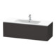 Duravit L-Cube Meuble sous lavabo 122x48,1 cm, graphite mat, 1 tiroir, suspendu-1