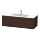 Duravit L-Cube Meuble sous lavabo 122x48,1 cm, noyer, 1 tiroir, suspendu-1