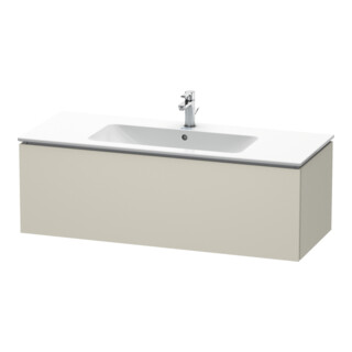 Duravit L-Cube Meuble sous lavabo 122x48,1 cm, taupe, 1 tiroir, suspendu
