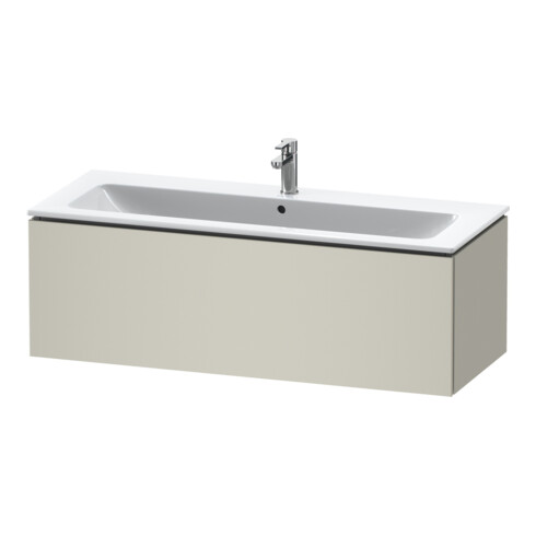 Duravit L-Cube Meuble sous lavabo 122x48,1 cm, taupe, 1 tiroir, suspendu