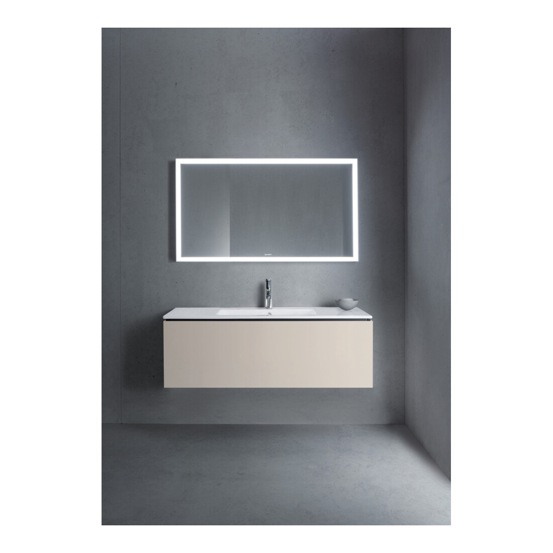 Duravit L-Cube Meuble sous lavabo 122x48,1 cm, taupe, 1 tiroir, suspendu