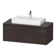 Duravit L-Cube Meuble sous lavabo 122x55 cm, Edge, 1 porte, 1 tiroir, suspendu-1