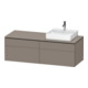 Duravit L-Cube Meuble sous lavabo 142x55x48,2 cm, 2 tiroirs, wd, à droite, bas. ma-1
