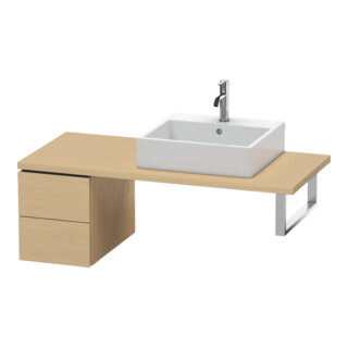 Duravit L-Cube Meuble sous lavabo 32x54,7 cm, chêne naturel, 2 tiroirs