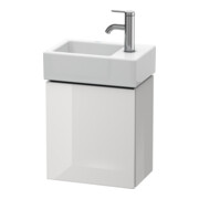 Duravit L-Cube Meuble sous lavabo 36,4x24,1x40cm, suspendu, porte droite, blanc brillant