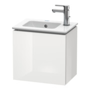 Duravit L-Cube meuble sous lavabo 42x29,4x40 cm, suspendu, porte droite, blanc brillant-1
