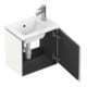 Duravit L-Cube meuble sous lavabo 42x29,4x40 cm, suspendu, porte droite, blanc brillant