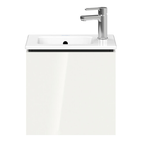 Duravit L-Cube meuble sous lavabo 42x29,4x40 cm, suspendu, porte droite, blanc brillant