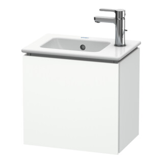 Duravit L-Cube Meuble sous lavabo 42x29,4x40 cm, suspendu, porte gauche, blanc mat