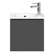 Duravit L-Cube Meuble sous lavabo 42x29,4x40 cm, suspendu, porte gauche, graphite mat-2