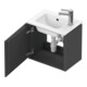 Duravit L-Cube Meuble sous lavabo 42x29,4x40 cm, suspendu, porte gauche, graphite mat