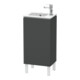 Duravit L-Cube Meuble sous lavabo 42x29,4x70,4 cm, deb., porte dr., graph ma-1