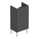 Duravit L-Cube Meuble sous lavabo 42x29,4x70,4 cm, deb., porte dr., graph ma