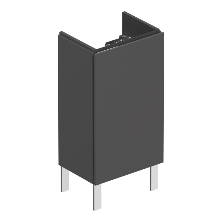 Duravit L-Cube Meuble sous lavabo 42x29,4x70,4 cm, deb., porte dr., graph ma