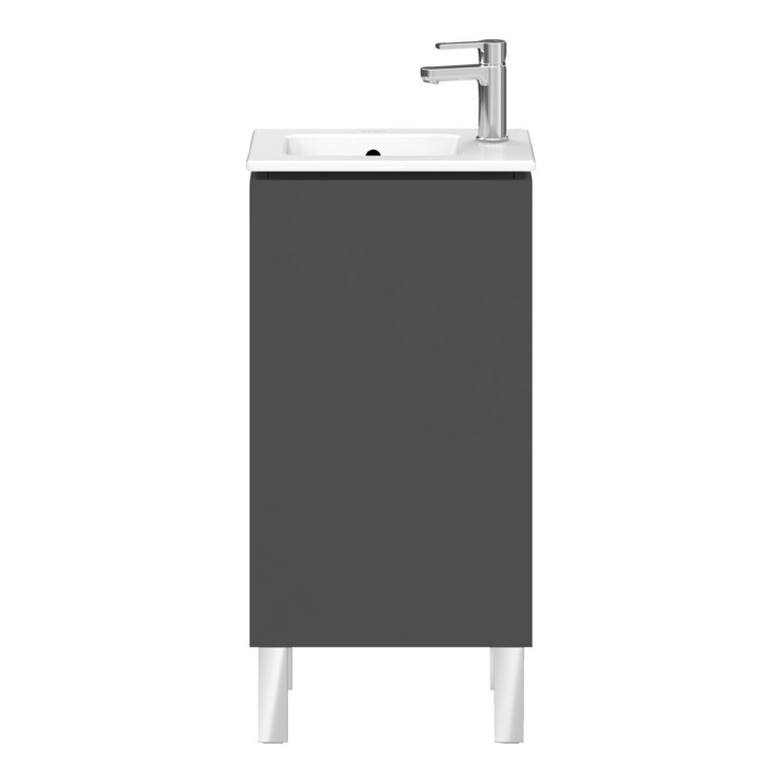 Duravit L-Cube Meuble sous lavabo 42x29,4x70,4 cm, deb., porte dr., graph ma