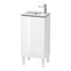 Duravit L-Cube Meuble sous-lavabo 42x29,4x70,4 cm, deb., porte droite, blanc brillant-1
