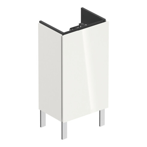 Duravit L-Cube Meuble sous-lavabo 42x29,4x70,4 cm, deb., porte droite, blanc brillant