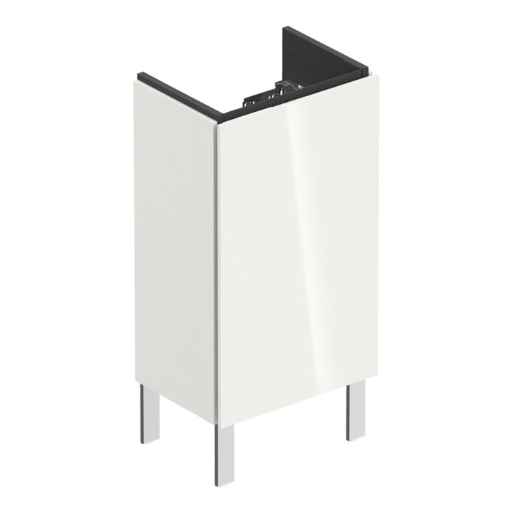 Duravit L-Cube Meuble sous-lavabo 42x29,4x70,4 cm, deb., porte droite, blanc brillant