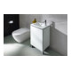 Duravit L-Cube Meuble sous lavabo 42x29,4x70,4 cm, debout, porte gauche, blanc mat