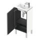 Duravit L-Cube Meuble sous lavabo 42x29,4x70,4 cm, debout, porte gauche, blanc mat