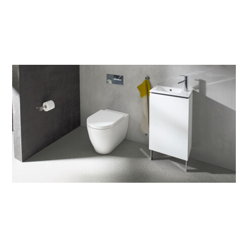 Duravit L-Cube Meuble sous lavabo 42x29,4x70,4 cm, debout, porte gauche, blanc mat