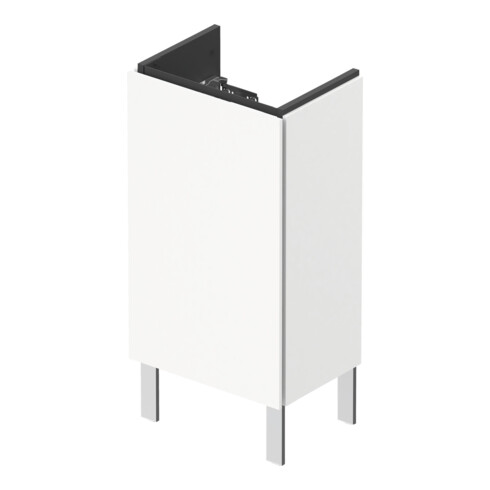 Duravit L-Cube Meuble sous lavabo 42x29,4x70,4 cm, debout, porte gauche, blanc mat