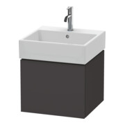 Duravit L-Cube Meuble sous lavabo 48,4x45,9 cm, graphite mat, 1 tiroir, suspendu