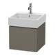 Duravit L-Cube Meuble sous lavabo 48,4x45,9 cm, gris mat, 1 tiroir, suspendu-1