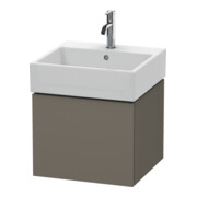 Duravit L-Cube Meuble sous lavabo 48,4x45,9 cm, gris mat, 1 tiroir, suspendu