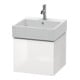Duravit L-Cube Meuble sous lavabo 48,4x45,9 cm, gris mat, 1 tiroir, suspendu