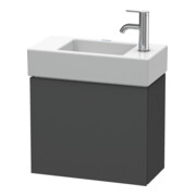 Duravit L-Cube Meuble sous lavabo 48x24x40 cm, suspendu, porte droite, graphite mat-1