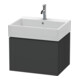 Duravit L-Cube Meuble sous lavabo 58,4 x 45,9 cm, graph ma, 1 tiroir, suspendu-1