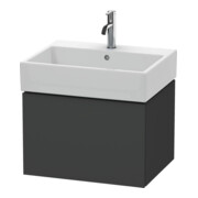 Duravit L-Cube Meuble sous lavabo 58,4 x 45,9 cm, graph ma, 1 tiroir, suspendu-1