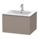 Duravit L-Cube Meuble sous-lavabo 62x48,1 cm, bas, 1 tiroir, suspendu mural-1