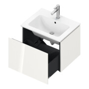 Duravit L-Cube Meuble sous lavabo 62x48,1 cm, blanc brillant, 1 tiroir, suspendu-2