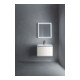Duravit L-Cube Meuble sous lavabo 62x48,1 cm, blanc brillant, 1 tiroir, suspendu
