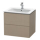 Duravit L-Cube Meuble sous lavabo 62x48,1 cm, blanc mat, 2 tiroirs, suspendu-1