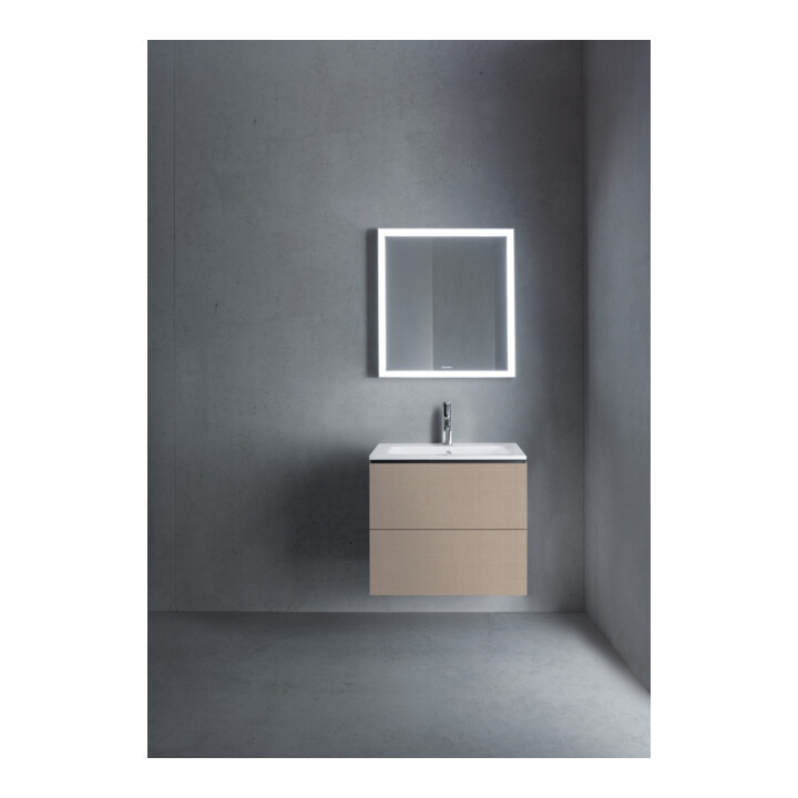 Duravit L-Cube Meuble sous lavabo 62x48,1 cm, blanc mat, 2 tiroirs, suspendu